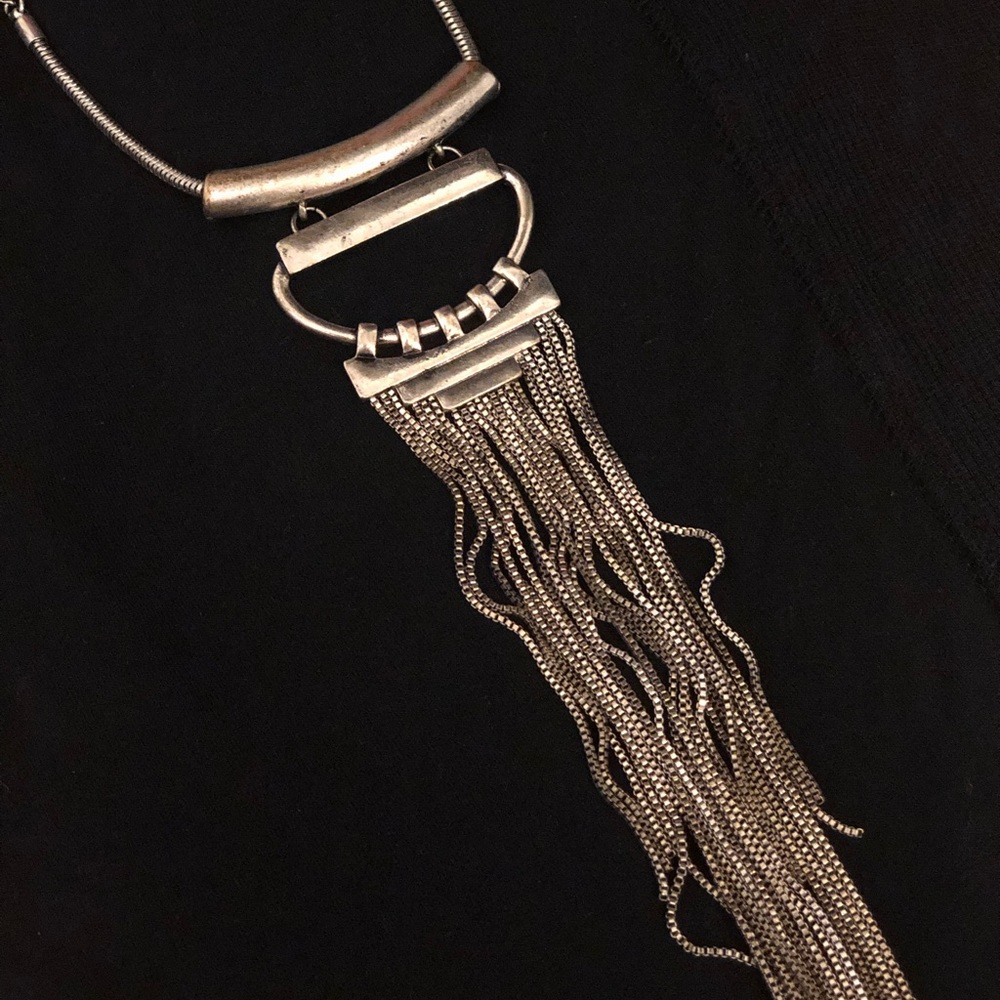 Boho metal chain necklace